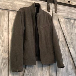 Men’s gray wool jacket. Express. Sz M